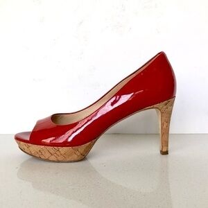 VIA SPIGA peep toe heel size 6M
